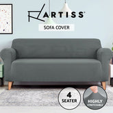 Artiss Sofa Cover Couch Covers 4 Seater Stretch Grey
